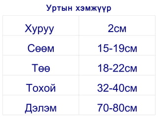 Mongol hemjuur | PPT