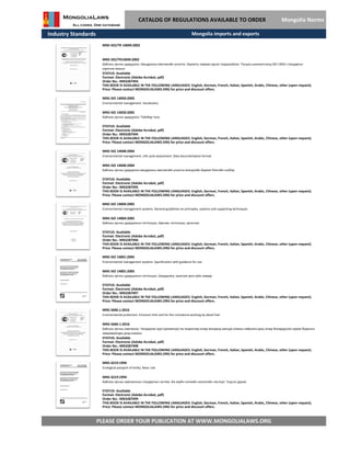 Mongolia fossil laws (catalog) 6 | PDF
