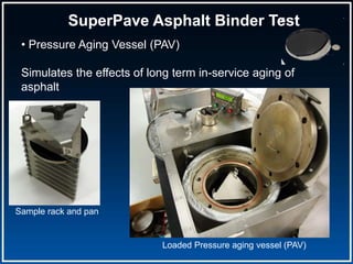 Pav Binder Testing Asphalt Binders Used in Mongolia in the view of Superpave Specification ...
