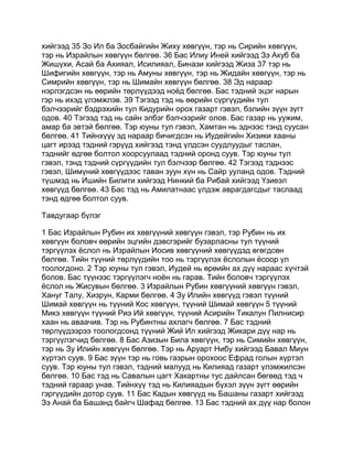 Mongolian bible   old testament - хуучин гэрээ