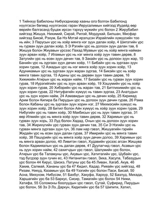 Mongolian bible   old testament - хуучин гэрээ