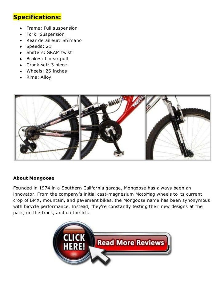 mongoose maxim 21 speed