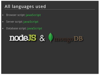 All languages used
Browser script: javaS c r ip t

Server script: javaS c r ip t

Database script: javaS c r ip t
 