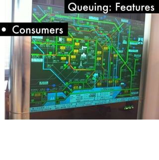 Queuing: Features

• Consumers
 
