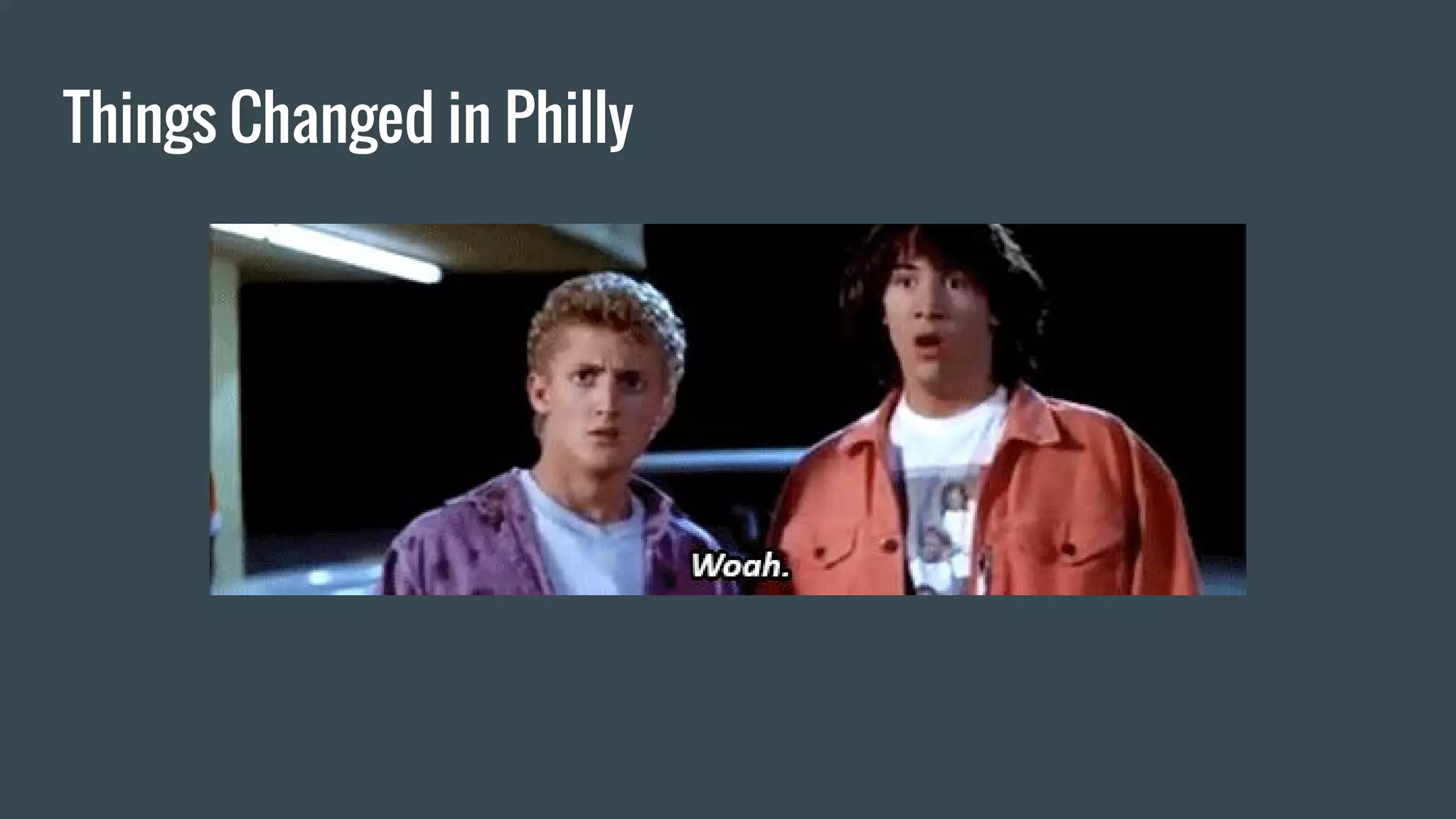 Things Changed in Philly 