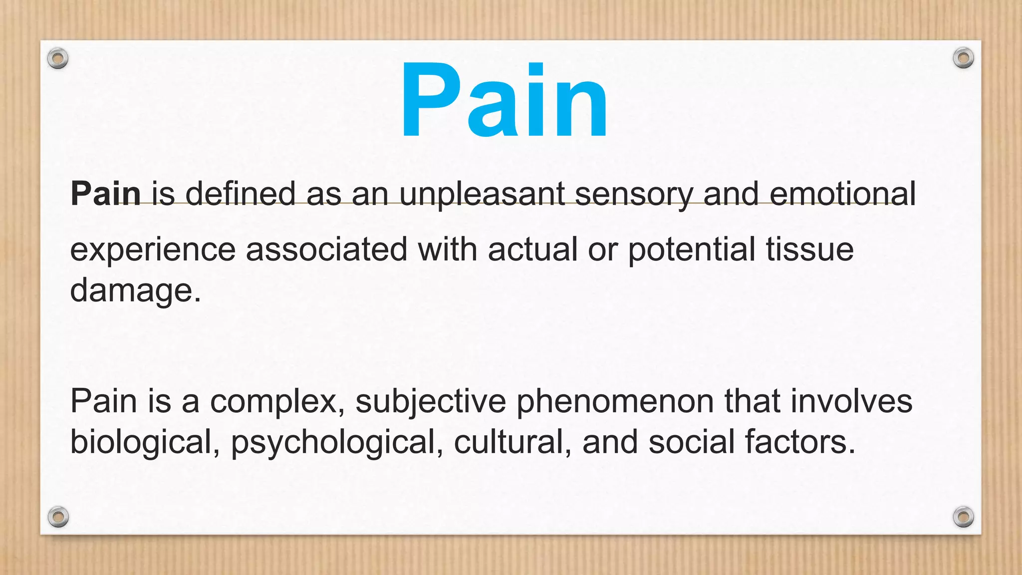 Pain Management Moni.presintation | PPT