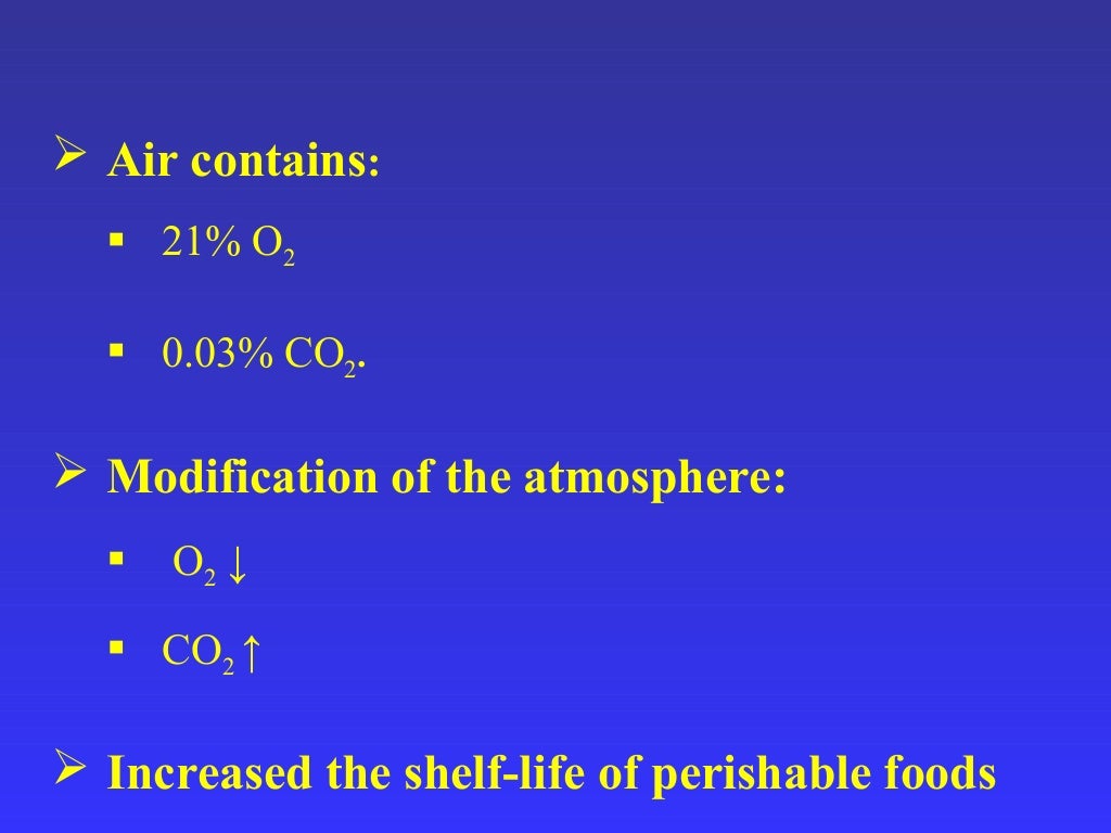 Controlled atmosphere and modified atmosphere storage