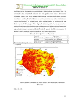 CLIMA URBANO E QUALIDADE AMBIENTAL NA CIDADE DE SÃO PAULO: UM ESTUDO DE CASO ATRAVÉS DAS CONDICIONANTES GEOECOLÓGICAS E MORFOLÓGICAS