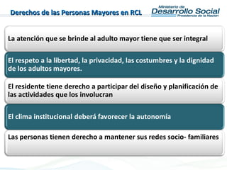 Derechos de las Personas Mayores en RCLDerechos de las Personas Mayores en RCL
 