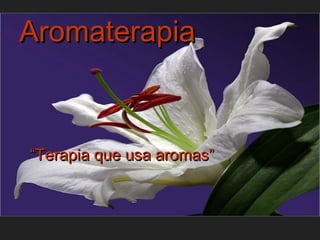Aromaterapia ,[object Object]