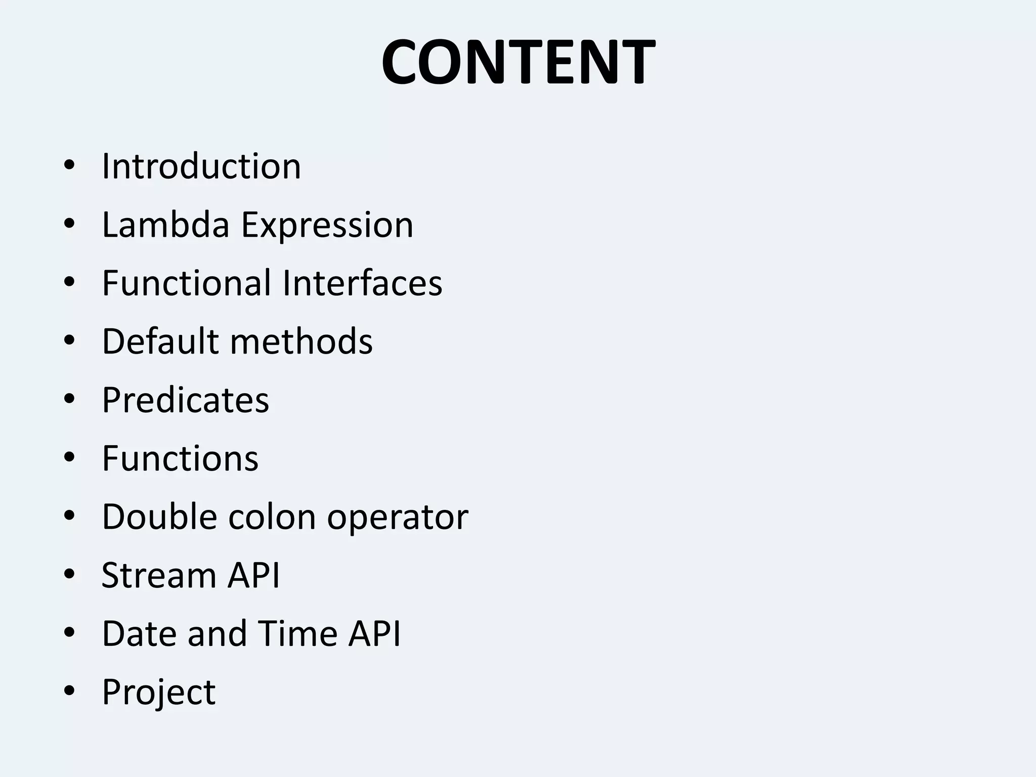 Java 8 new features ppt