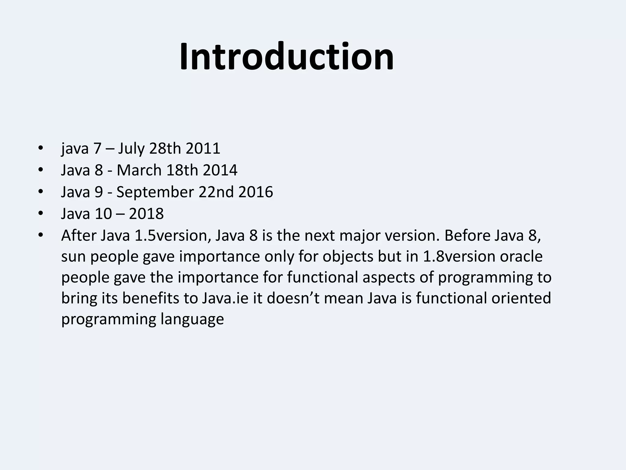 Java 8 new features ppt