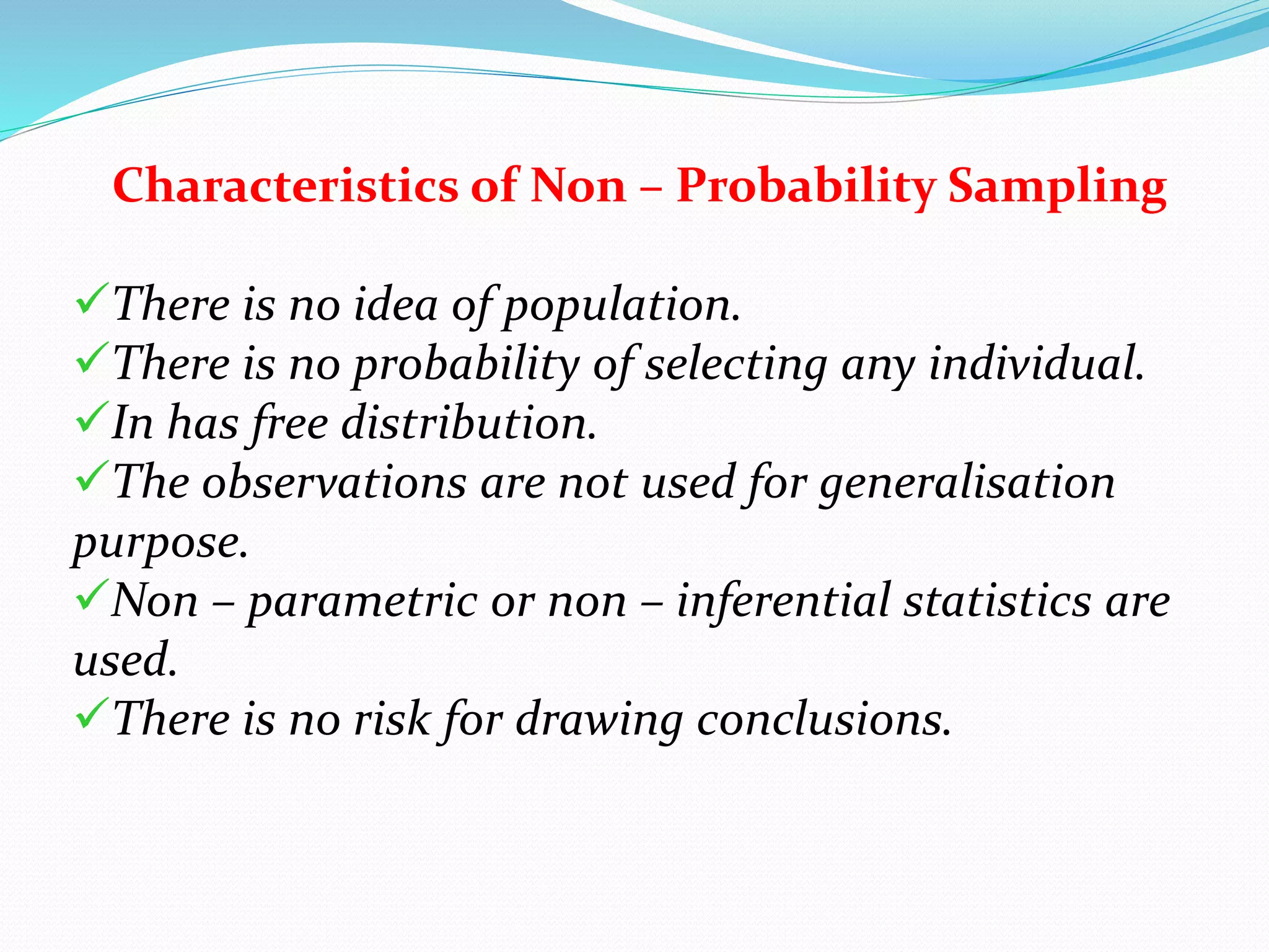 Non Probability Sampling Purposive Sampling Non – Probability Sampling (Convenience, Purposive). | PPTX | Science