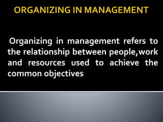 Principle of management-Organization | PPTX