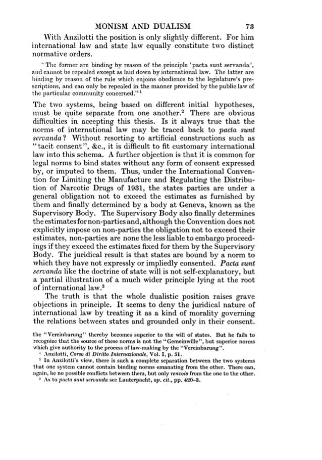 Principles of international trade law as a monistic system
