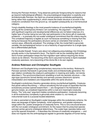 Andrew Perish Triadic Participatory Heuristics and Structural Monistic Christology in ...