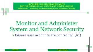 Curated visual reference: Visual Reference: Moniter And Administer System And Network Pptx