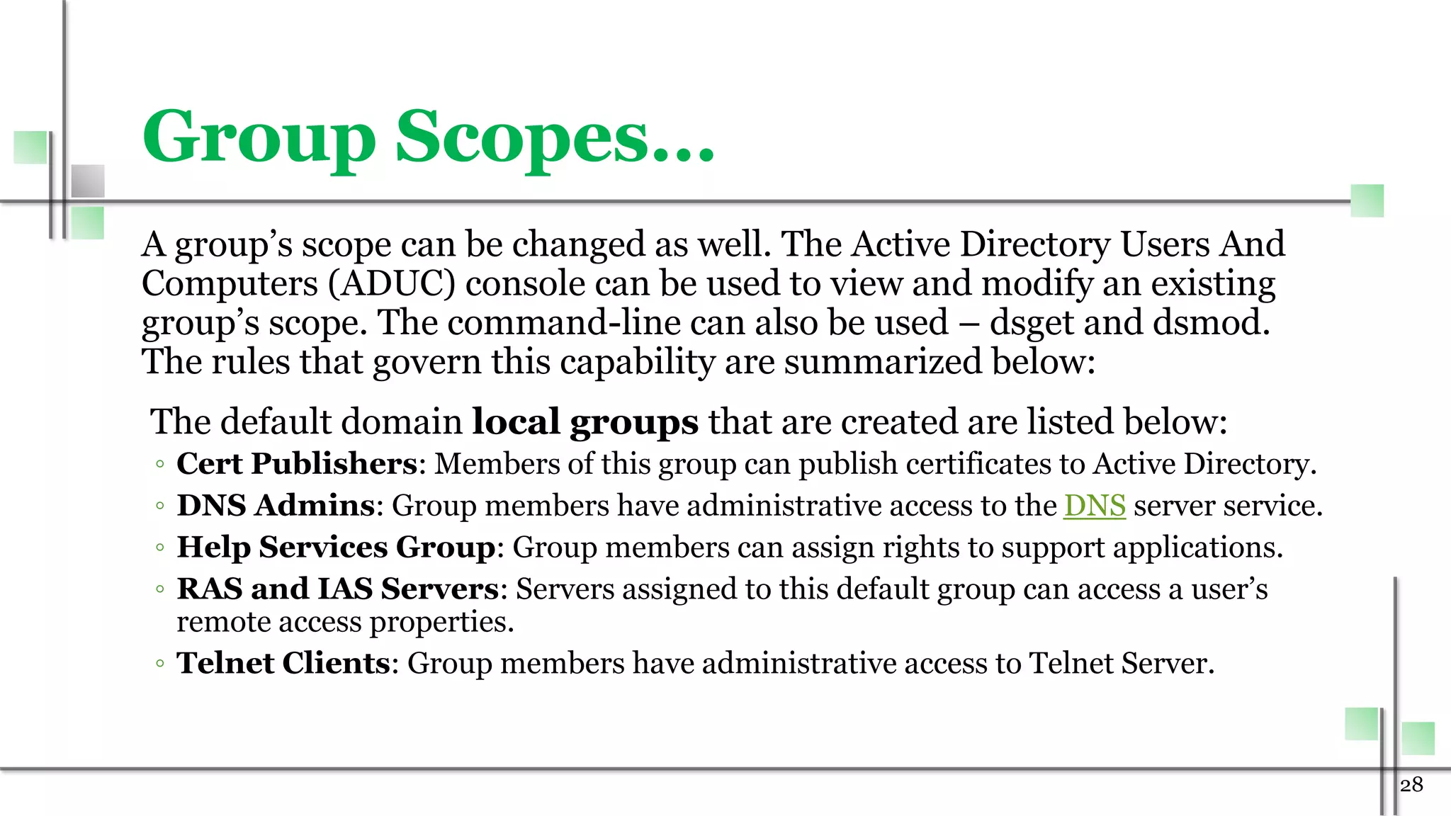 Monitor and administer system and network 
