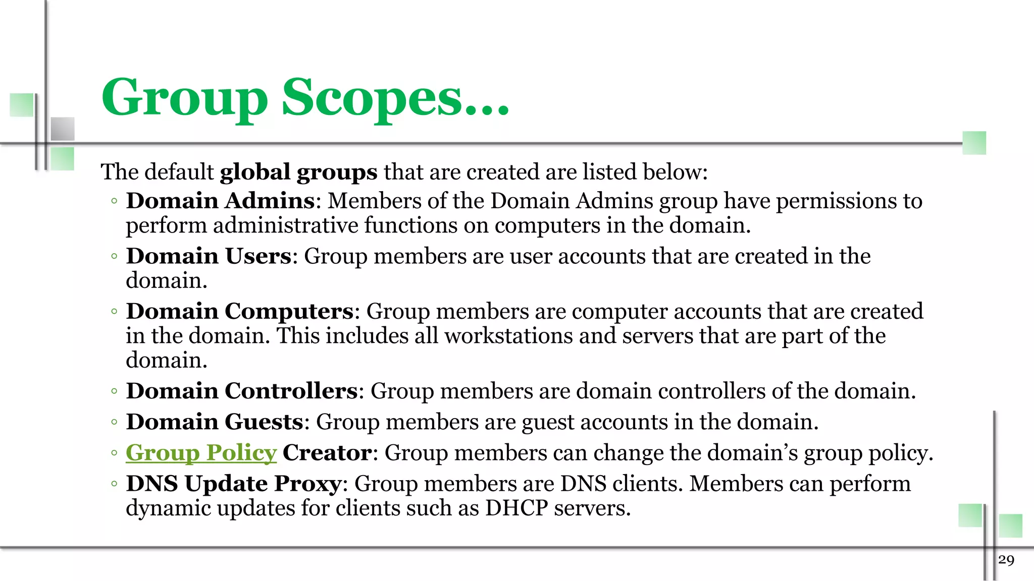 Monitor and administer system and network 