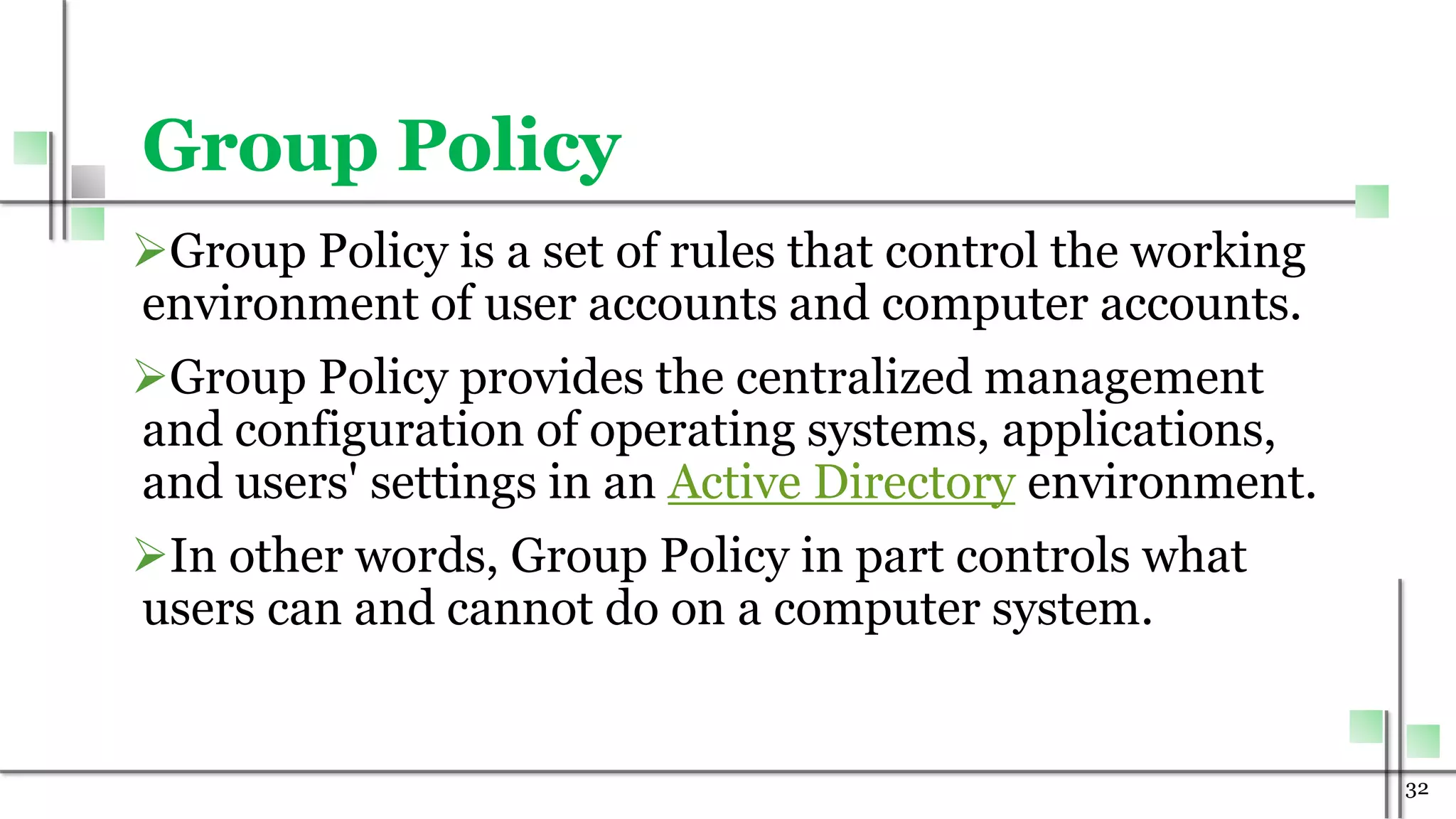 Monitor and administer system and network 