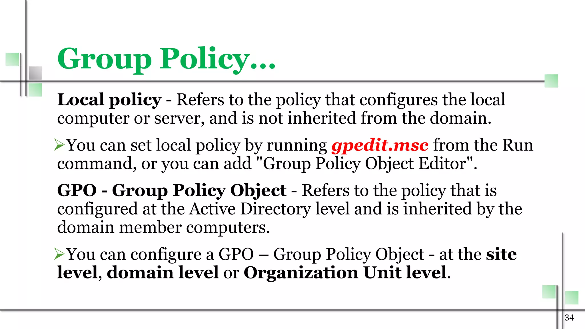 Monitor and administer system and network 