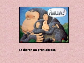 Se dieron un gran abrazo