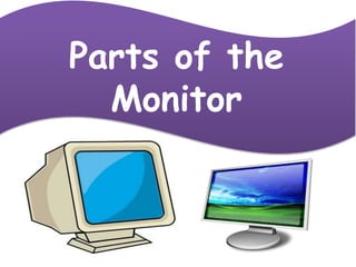 Parts of the
Monitor
 