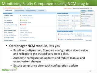 Monitor and manage everything Cisco using OpManager | PPT
