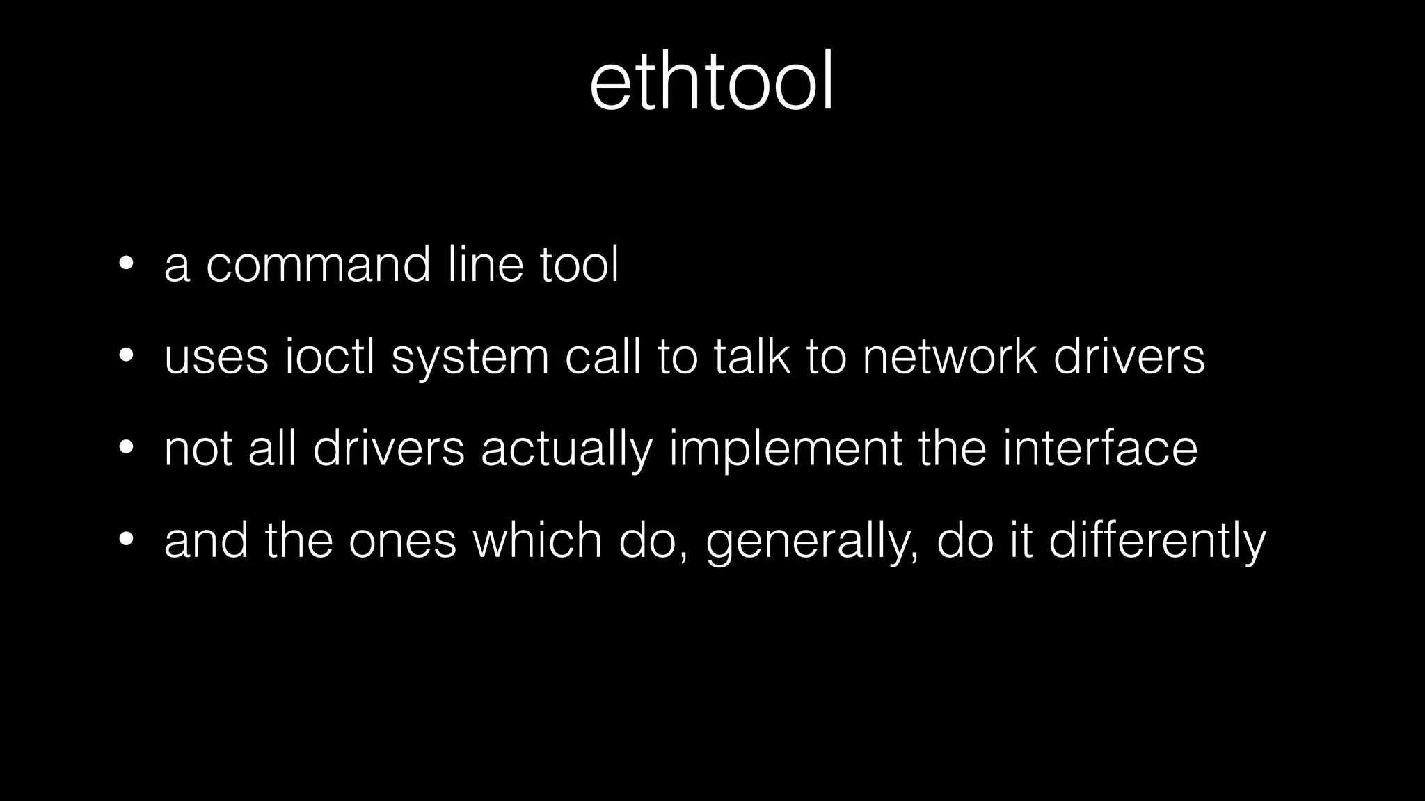 i’ll just use the ethtool
 