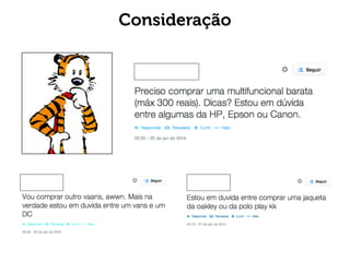 Consideração
 