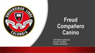 Freud
Compañero
Canino
STEFANNY SANCHEZ
MILLER TORRES
DANIEL MANZANO
 