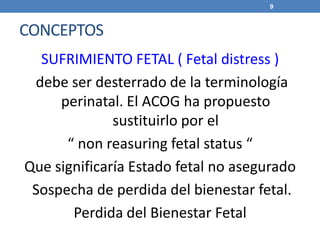Monitoreo fetal intraparto