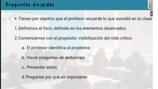 Monitoreo pauta de  observacion