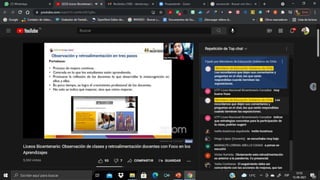 Monitoreo pauta de  observacion