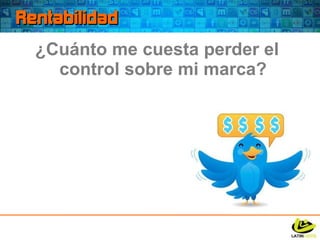 Rentabilidad ¿Cuánto me cuesta perder el control sobre mi marca? 