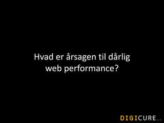 Digicure seminar | Web Performance Monitorering