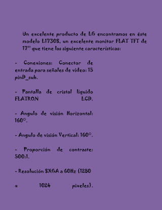 Monitores analógicos completo!!!