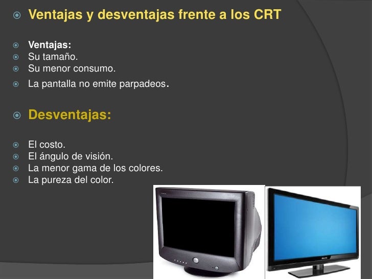 Monitores crt y lcd