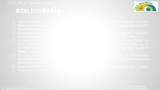 I.E.S. Dos Mares
4º ESO y 1º FPB
BIBLIOGRAFÍA
1. Obtención de cristales en niveles no universitarios. Carmen Reyero Cortiña,
Manuela Martín Sánchez, Juan Gabriel Morcillo Ortega, Eugenia García García y M.ª
Teresa Martín Sánchez. An. Quím. 2008, 104(3), pp. 215−219.
2. Experimentos de química recreativa con sulfato de cobre pentahidratado. Santiago
Heredia Avalos. Rev. Eureka. Enseñ. Divul. Cien. 2006, 3(3), pp. 467-484.
3. Evaluación del crecimiento de cristales de azúcar y determinación del factor de
forma de área superficial. P. A. Quintana-Hernández, D. A. Moncada-Abaunza, E.
Bolaños-Reynoso y L. I. Salcedo-Estrada. Revista Mexicana de Ingeniería Química
2005, 4, pp. 123-129.
4. FÍSICA. Segundo Año. Publicación de edUTecNe. Editorial de la Universidad
Tecnológica Nacional (U. T. N.). Sarmiento 440 ‐ (C1041AAJ). Ciudad Autónoma de
Buenos Aires, Argentina.
5. Jandel Scientific. "SigmaPlot 12.0 for Windows™". (Jandel Scientific, Ed.). Jandel
Scientific: Corte Madera, 2011.
CuSO4.5H2O: Génesis Celeste
 