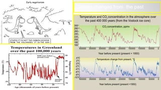 Climate changes from the past
 