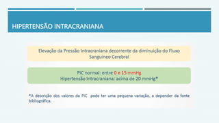 HIPERTENSÃO INTRACRANIANA
 