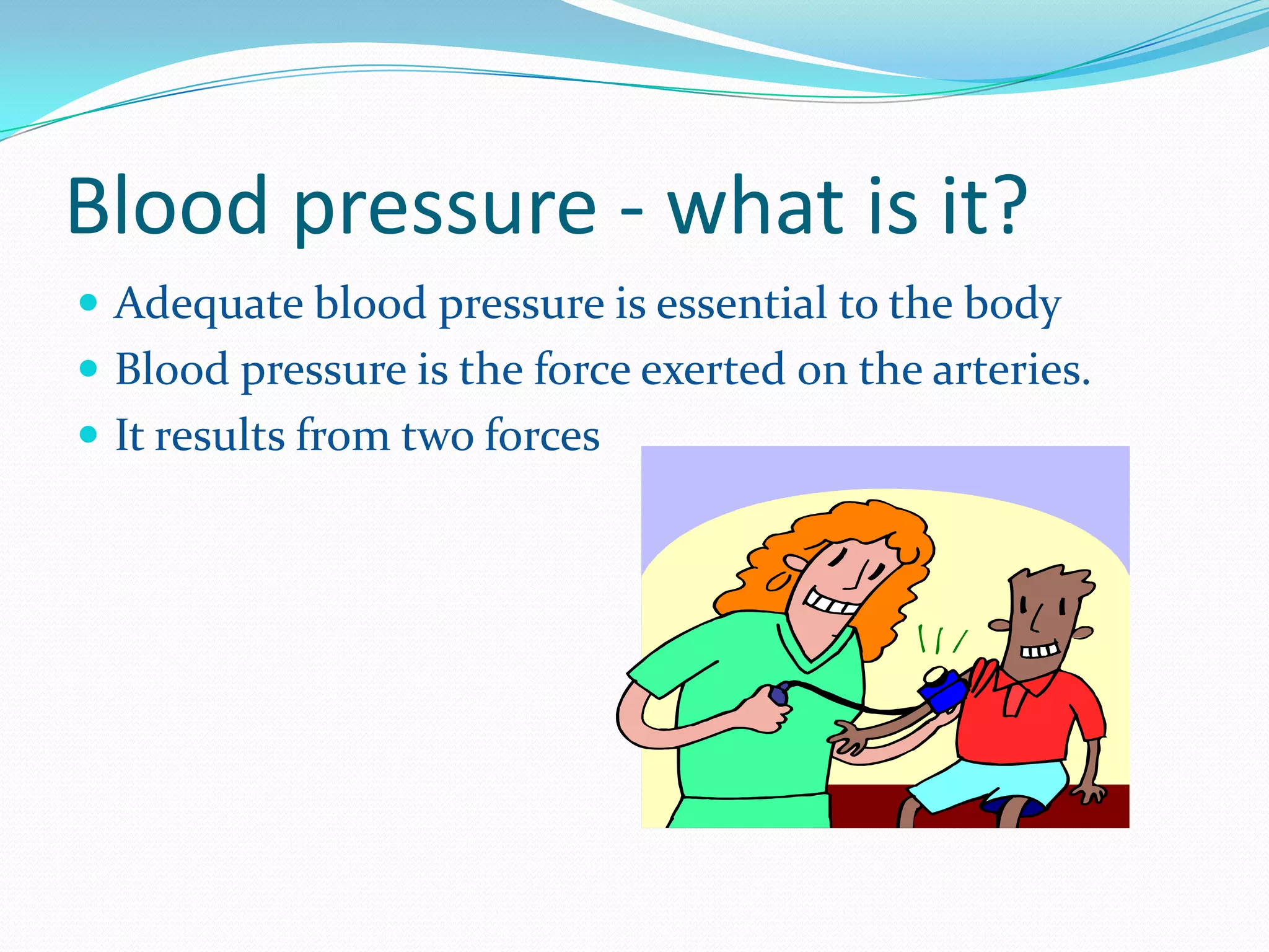 Blood pressure monitoring