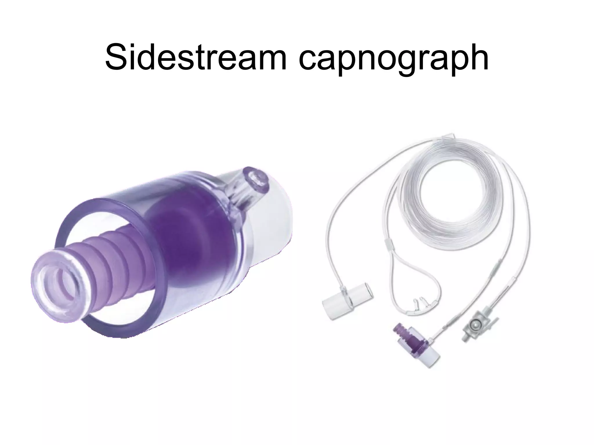 Sidestream capnograph
 