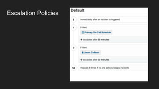 Escalation Policies
 