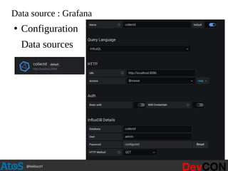 @hellosct1
Data source : Grafana
●
Configuration
Data sources
 