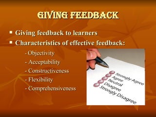 Monitoring, error correction and givimg feedback | PPT