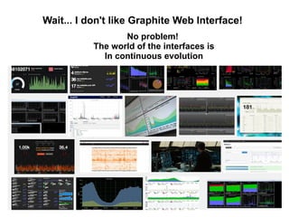 Wait... I don't like Graphite Web Interface!
No problem!
The world of the interfaces is
In continuous evolution
About 56,100 results

 