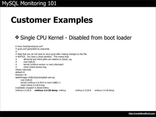MySQL Monitoring 101 Slide 18