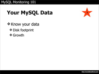 MySQL Monitoring 101 Slide 33