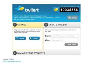 Source:  Twilert http://www.twilert.com/ 